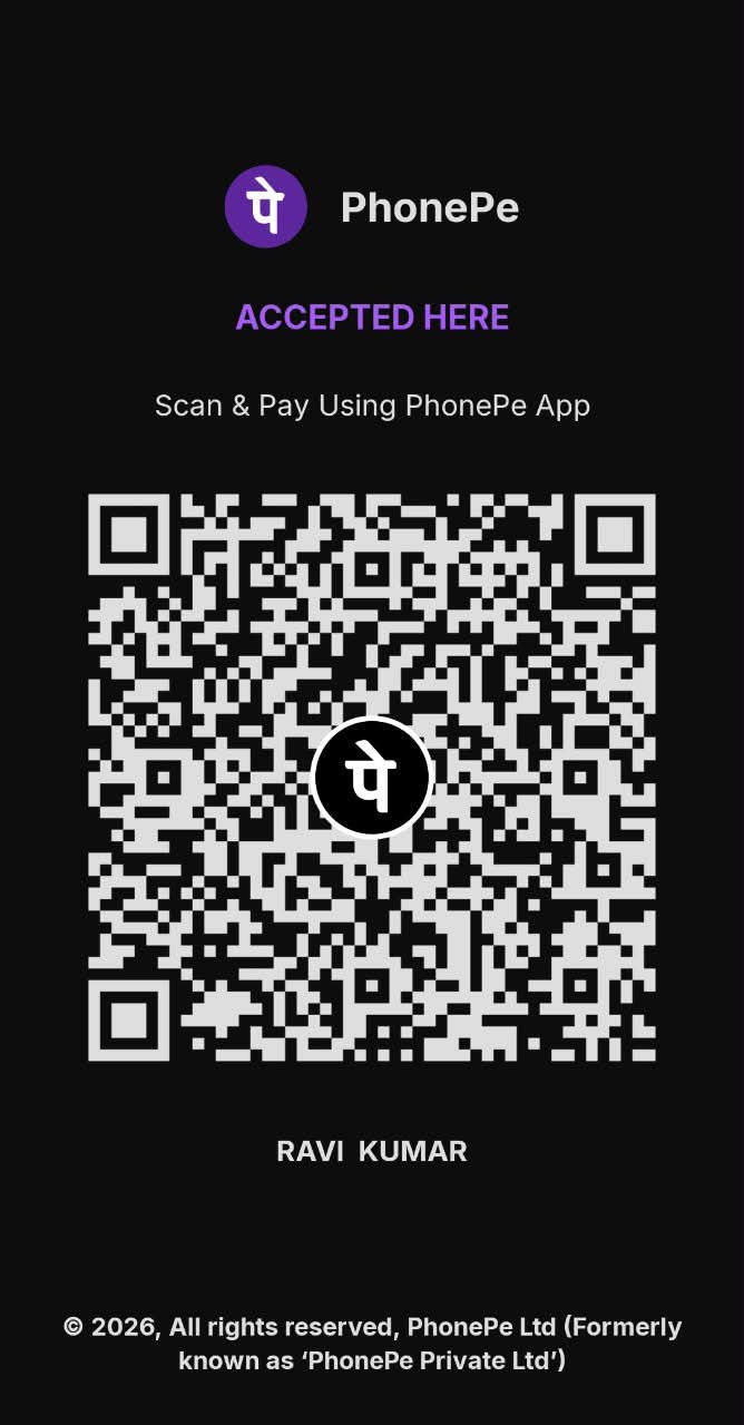 UPI QR code for voluntary donations to Trinetra Club